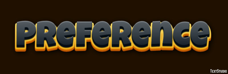 Preference Text Effect