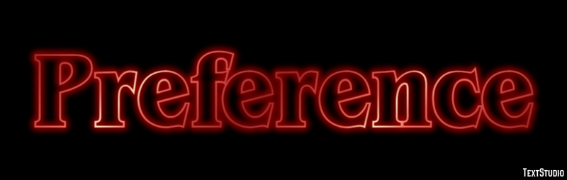 Preference Text Effect