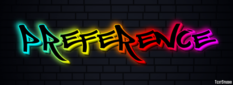 Preference Text Effect