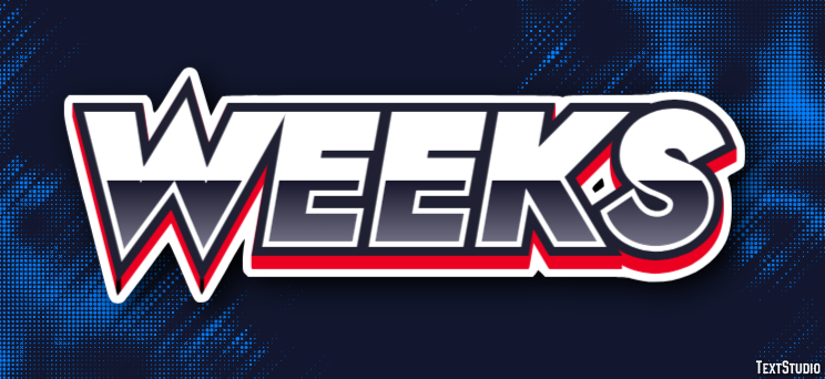 Weeks Text Effect