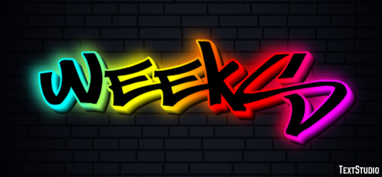 Weeks Text Effect
