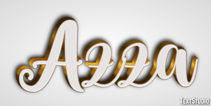 Azza Text Effect