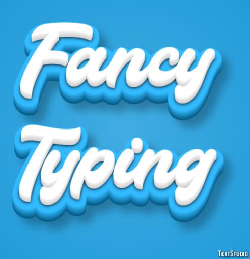 Fancy Typing Эффект текста