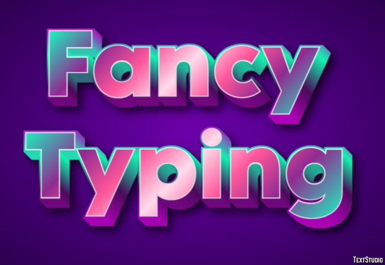 Fancy Typing Эффект текста