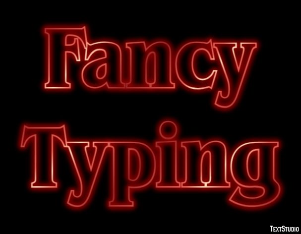 Fancy Typing Эффект текста