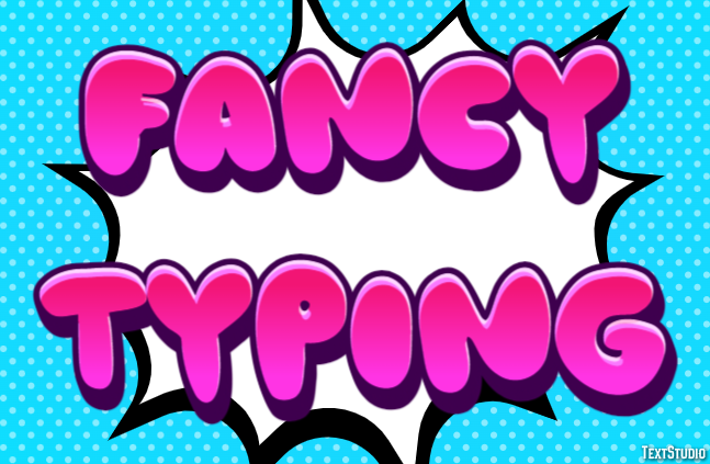 Fancy Typing Text effect