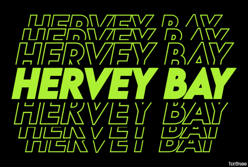 Hervey Bay Efekt tekstowy