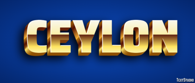 Ceylon Text Effect