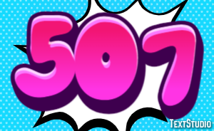 507 Efekt tekstowy