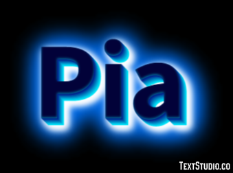 Pia Effetto testo