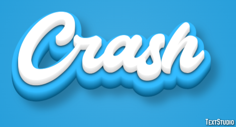 Crash Texteffekt