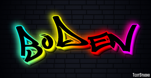 Boden Text effect