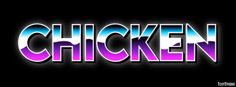 Chicken Text effect
