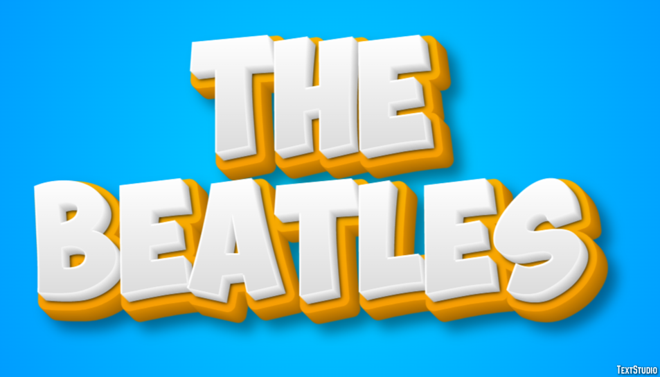 The Beatles テキスト効果