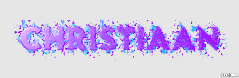 Christiaan Text effect