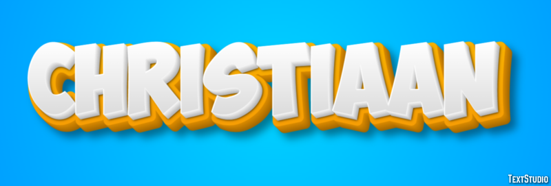 Christiaan Tekst Effect
