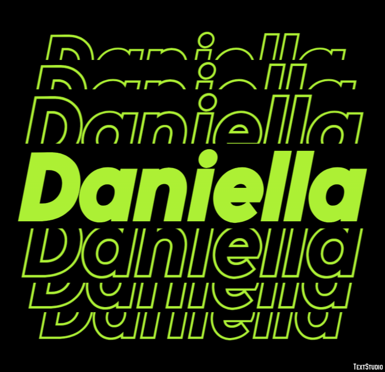 Daniella Effetto testo