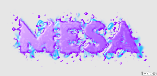 Mesa Text effect