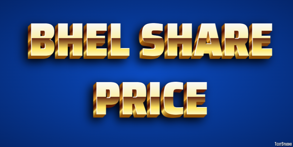 Bhel Share Price Effetto testo