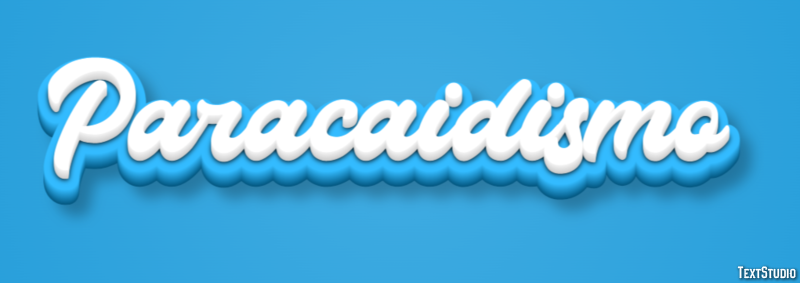 Paracaidismo Efecto de texto