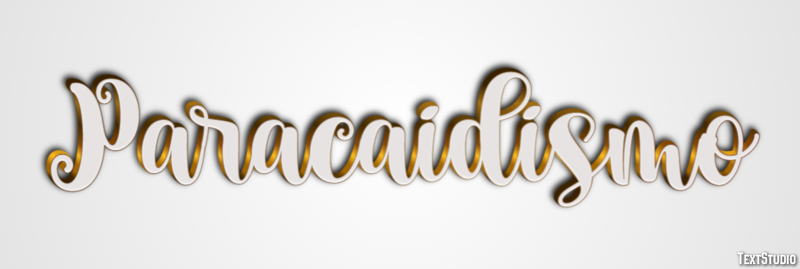 Paracaidismo Efecto de texto