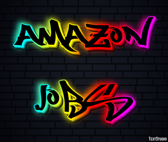 Amazon Jobs Metin efekti