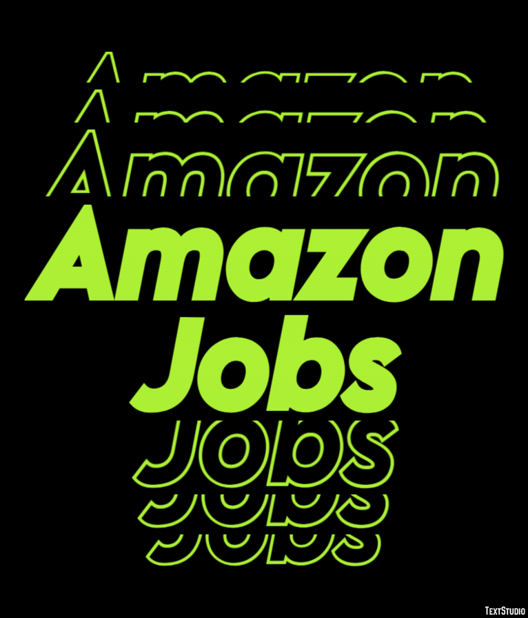 Amazon Jobs Metin efekti
