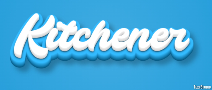 Kitchener Effetto testo