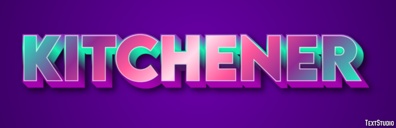Kitchener Effetto testo