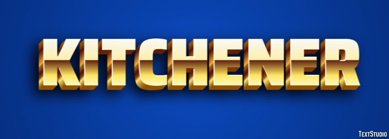 Kitchener Effetto testo