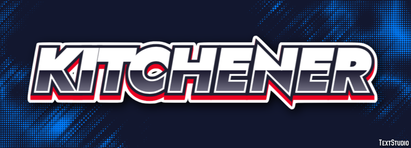 Kitchener Effetto testo