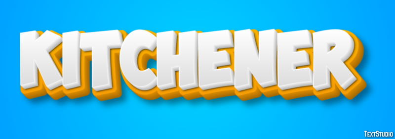 Kitchener Effetto testo