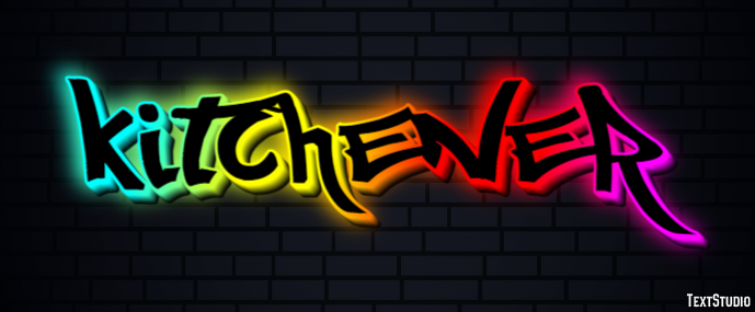 Kitchener Effetto testo