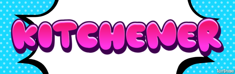 Kitchener Effetto testo