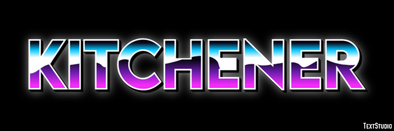 Kitchener Effetto testo