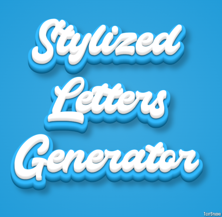 Stylized Letters Generator Efecto de Texto