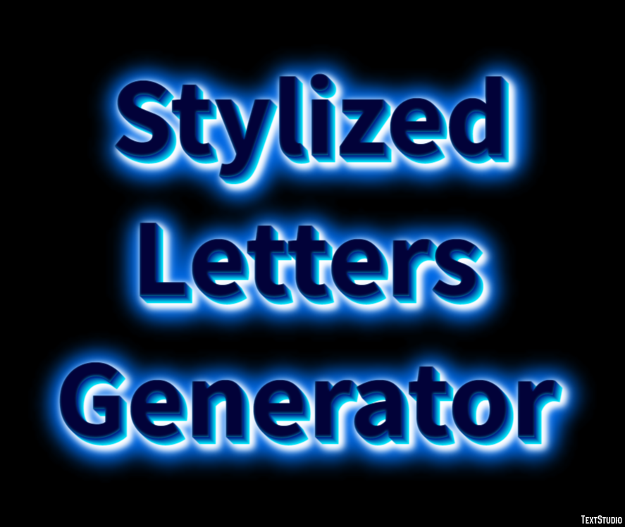 Stylized Letters Generator Effetto testo