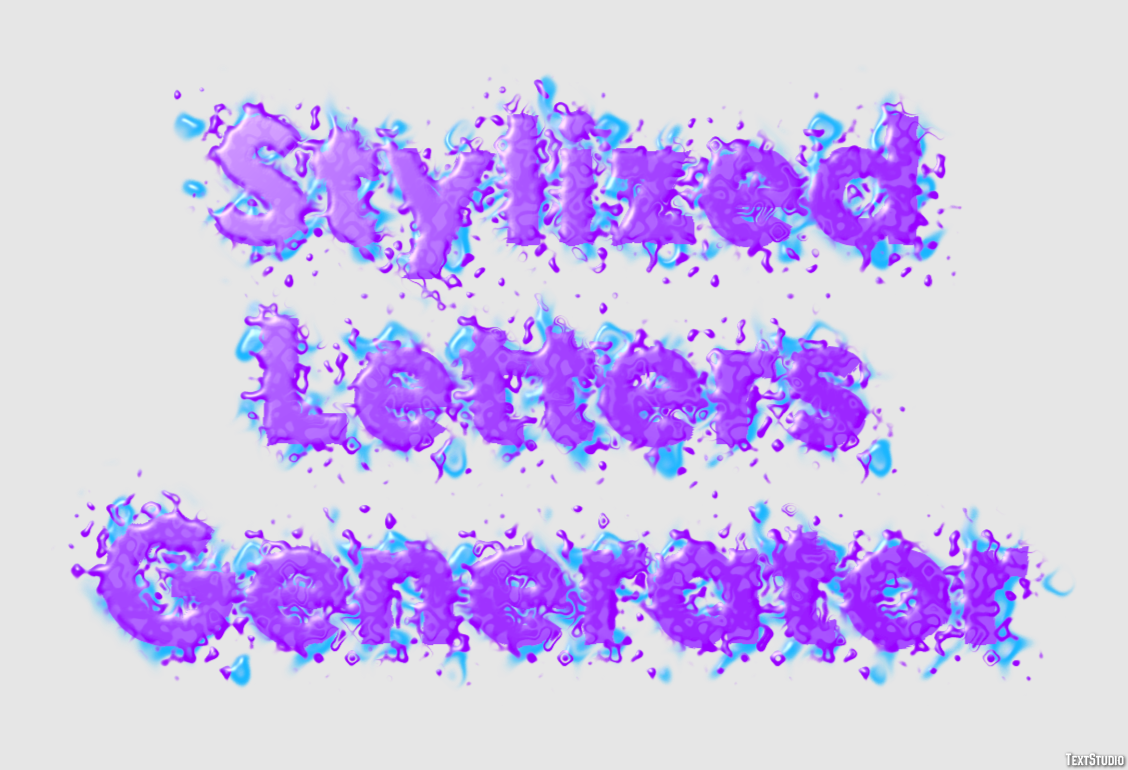 Stylized Letters Generator Texteffekt