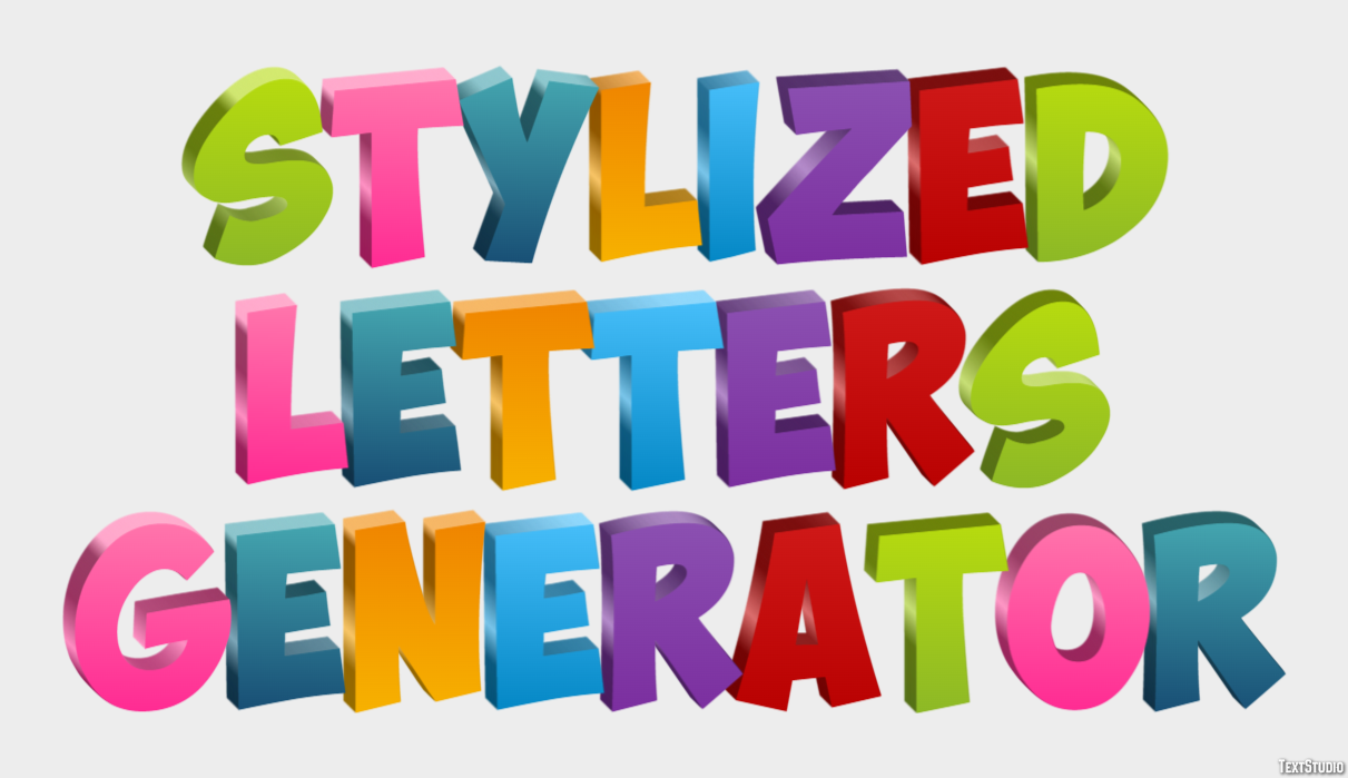 Stylized Letters Generator Metin Efekti