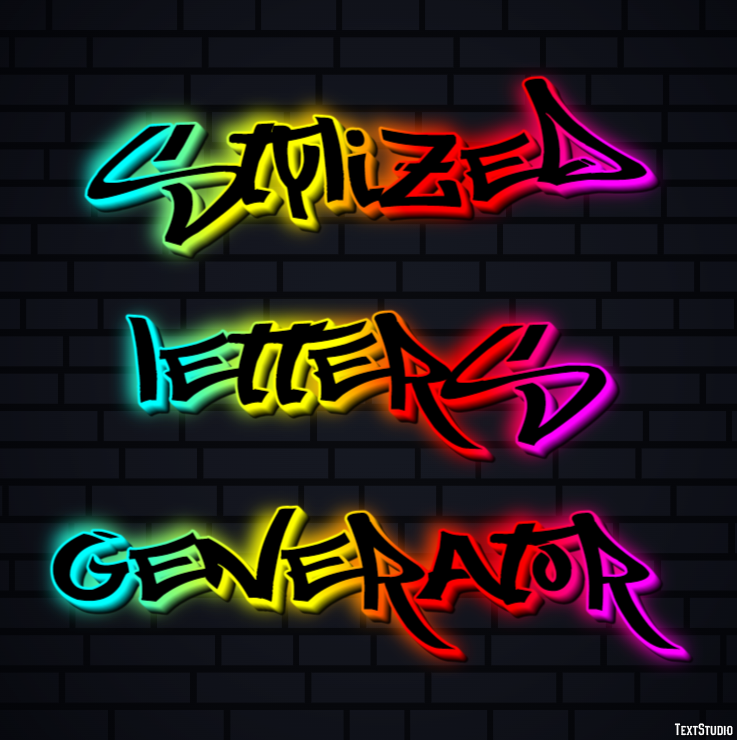 Stylized Letters Generator Efecto de Texto