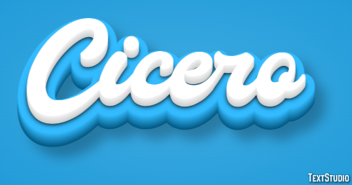 Cicero Tekst Effect