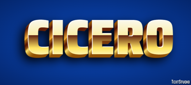 Cicero Text Effect