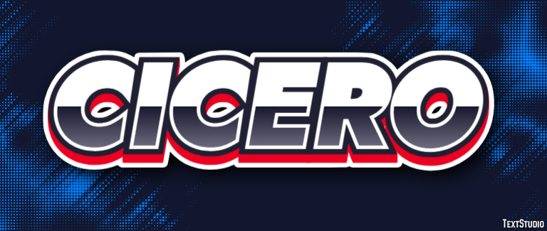 Cicero Text Effect