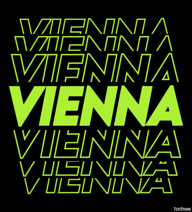 Vienna Efekt tekstowy