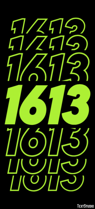 1613 Efecto de Texto