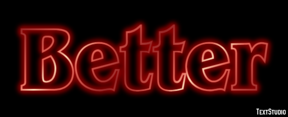Better Effet de Texte