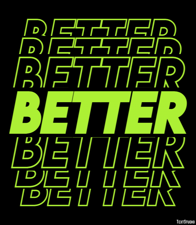 Better Effet de Texte