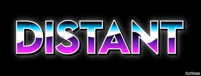Distant Efecto de Texto