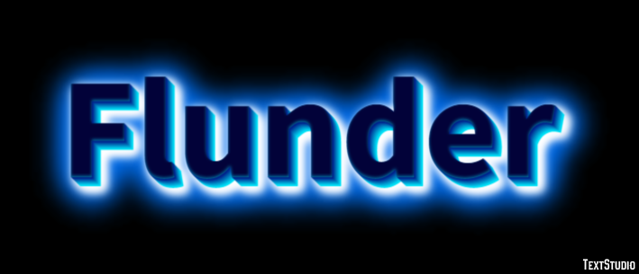 Flunder Texteffekt