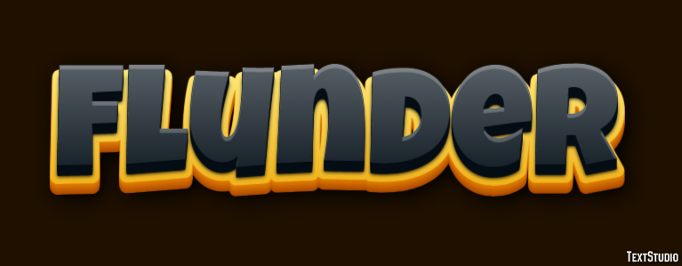 Flunder Efecto de Texto